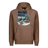 Chestnut sleigh girl sleigh skeleton Premium Hoodie - NancyCooperArtShop