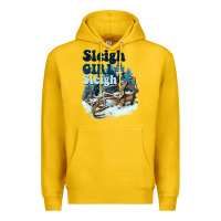 Lemon sleigh girl sleigh skeleton Premium Hoodie - NancyCooperArtShop