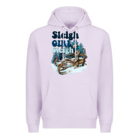 Lilac sleigh girl sleigh skeleton Premium Hoodie - NancyCooperArtShop