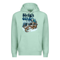 Seafoam sleigh girl sleigh skeleton Premium Hoodie - NancyCooperArtShop