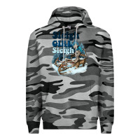 Slate Camo sleigh girl sleigh skeleton Premium Hoodie - NancyCooperArtShop