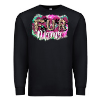 Black fur mama Premium Sweatshirt - NancyCooperArtShop