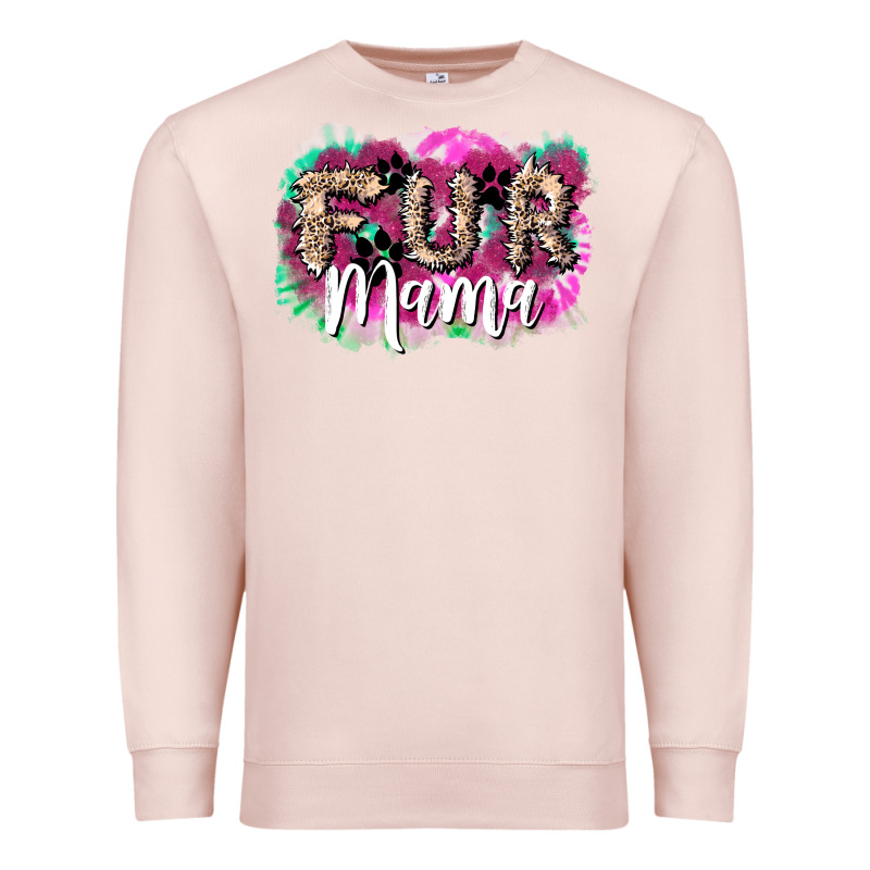 Fur Mama Premium Sweatshirt by NancyCooperArtShop | Teevron