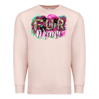 Pale Pink fur mama Premium Sweatshirt - NancyCooperArtShop