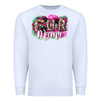 White fur mama Premium Sweatshirt - NancyCooperArtShop