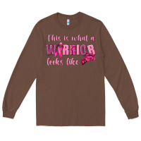 Chestnut This Is What a Warrior Looks Like Long Sleeve Tee - texasbilliewilder