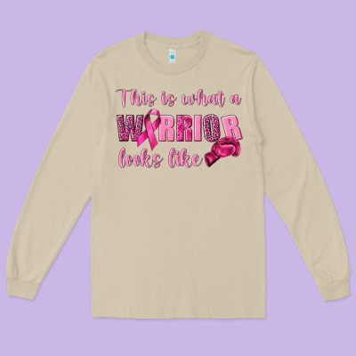 This Is What A Warrior Looks Like Long Sleeve Tee Designed By Texasbilliewilder