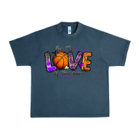 Midnight Navy for the love of the game basketball Urban Heavy Tee - Zillion Design Studio