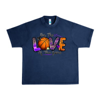 Navy for the love of the game basketball Urban Heavy Tee - Zillion Design Studio