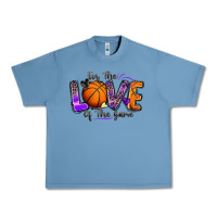 Pebble Blue for the love of the game basketball Urban Heavy Tee - Zillion Design Studio