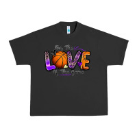 Pigment Black for the love of the game basketball Urban Heavy Tee - Zillion Design Studio