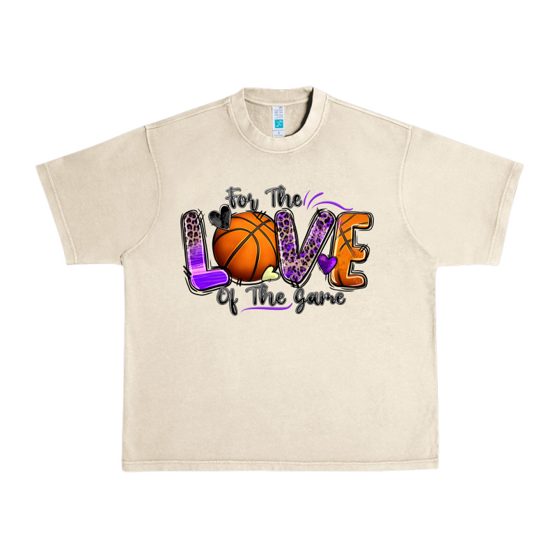 For The Love Of The Game Basketball Urban Heavy Tee by Zillion Design Studio | Teevron