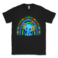 Black autism elephant rainbow Classic Tee - Zillion Design Studio