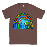Chestnut autism elephant rainbow Classic Tee - Zillion Design Studio
