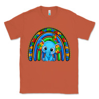 Copper autism elephant rainbow Classic Tee - Zillion Design Studio
