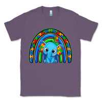 Lavender autism elephant rainbow Classic Tee - Zillion Design Studio