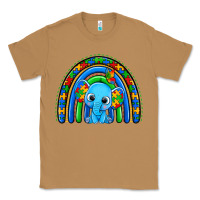 Toasted Coconut autism elephant rainbow Classic Tee - Zillion Design Studio