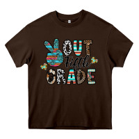 Chocolate Brown out fifth grade Heavy Core Tee - CowhideDigitalArt