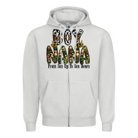 Dove Grey boy nana from son up to son down Zipper Hoodie - CowhideDigitalArt