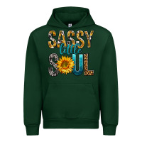 Forest Green Sassy Little Soul Urban Hoodie - BundleAndBundleShop