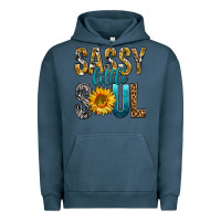 Pigment Midnight Navy Sassy Little Soul Urban Hoodie - BundleAndBundleShop