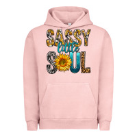 Pigment Salmon Sassy Little Soul Urban Hoodie - BundleAndBundleShop