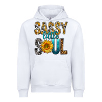 White Sassy Little Soul Urban Hoodie - BundleAndBundleShop