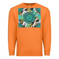 Carrot gemstone leopard cowhide Premium Sweatshirt - NancyCooperArtShop