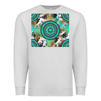 Dove Grey gemstone leopard cowhide Premium Sweatshirt - NancyCooperArtShop