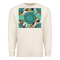 Sandshell gemstone leopard cowhide Premium Sweatshirt - NancyCooperArtShop