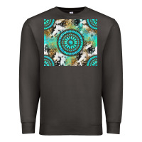 Smoke gemstone leopard cowhide Premium Sweatshirt - NancyCooperArtShop