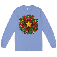 Colony Blue christmas sunflower Long Sleeve Tee - RanaPortraitStore