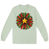 Matcha christmas sunflower Long Sleeve Tee - RanaPortraitStore