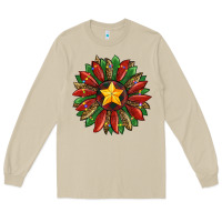 Mushroom christmas sunflower Long Sleeve Tee - RanaPortraitStore
