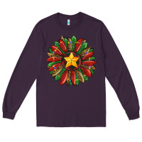 Plum christmas sunflower Long Sleeve Tee - RanaPortraitStore