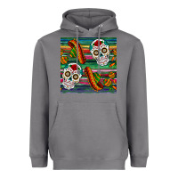Storm sugar skull seamless pattern Heavyweight Hoodie - BundleAndBundleShop