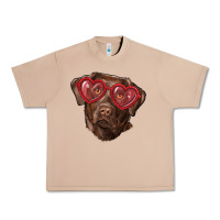 Burro labrador retriever with love glass Urban Heavy Tee - RanaPortraitStore