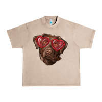 French Oak labrador retriever with love glass Urban Heavy Tee - RanaPortraitStore