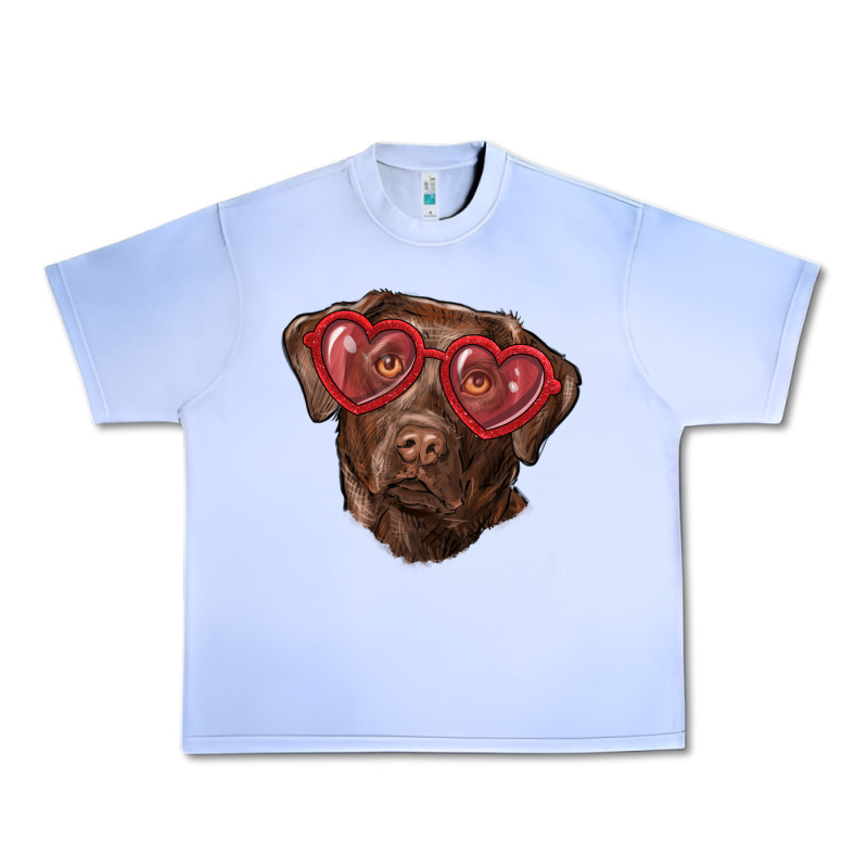 Labrador Retriever With Love Glass Urban Heavy Tee by RanaPortraitStore | Teevron