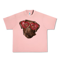 Salmon labrador retriever with love glass Urban Heavy Tee - RanaPortraitStore