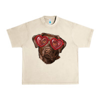 Sandshell labrador retriever with love glass Urban Heavy Tee - RanaPortraitStore