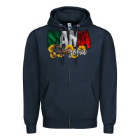 Navy mama chingona Zipper Hoodie - RacoonDesign