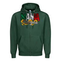 Sports Green mama chingona Zipper Hoodie - RacoonDesign