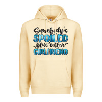 Pina Colada somebodys spoiled blue collar girlfriend Premium Hoodie - MaliasSmallBusiness