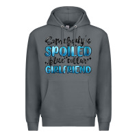 Rock somebodys spoiled blue collar girlfriend Premium Hoodie - MaliasSmallBusiness