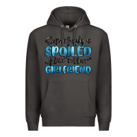 Smoke somebodys spoiled blue collar girlfriend Premium Hoodie - MaliasSmallBusiness