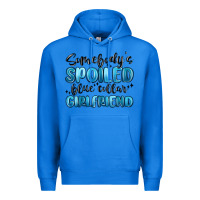 True Royal somebodys spoiled blue collar girlfriend Premium Hoodie - MaliasSmallBusiness