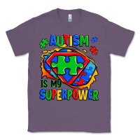 Lavender autism is my superpower ripped shirt Classic Tee - Zillion Design Studio