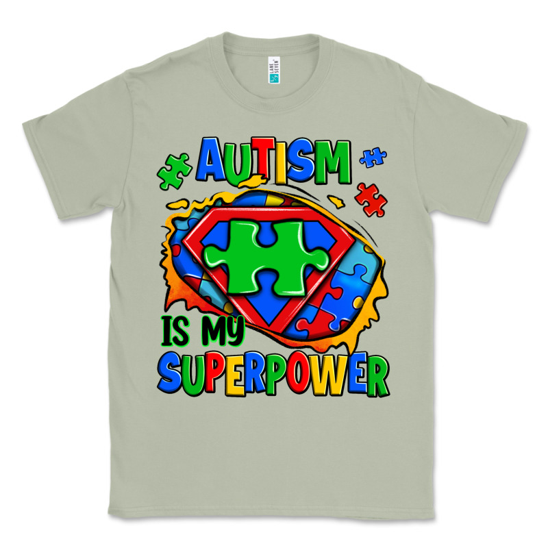 Autism Is My Superpower Ripped Shirt Classic Tee by Zillion Design Studio | Teevron