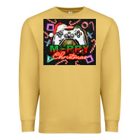 Antique Gold gamer merry christmas Premium Sweatshirt - NancyCooperArtShop